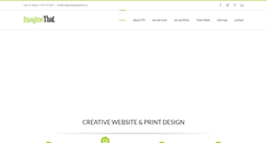 Desktop Screenshot of imaginethatgraphics.ca